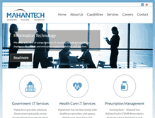 Tablet Screenshot of mahantech.com